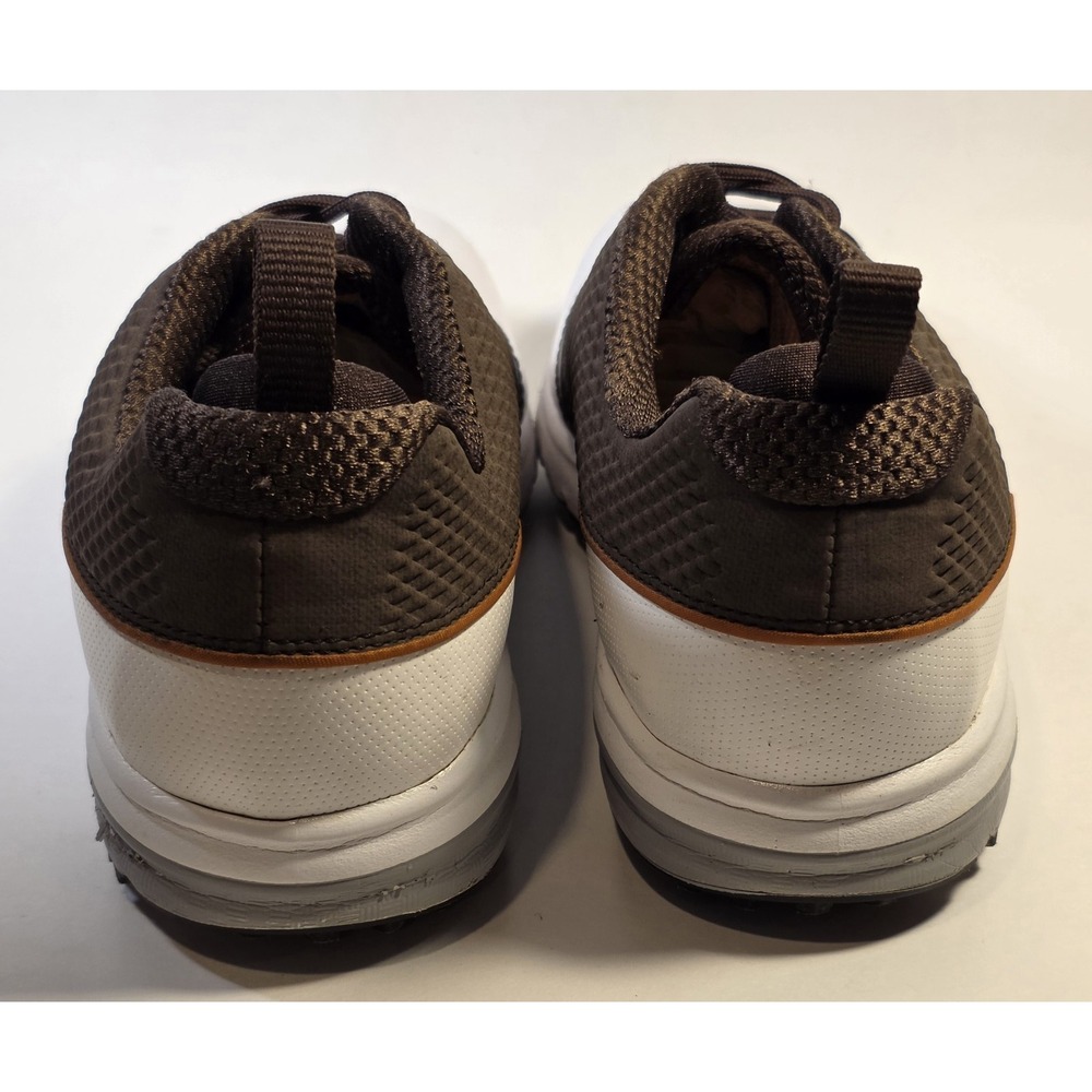FootJoy Contour Series Golf Shoes Womens 7.5M White Brown Orange 54096 EUC - Picture 8 of 10